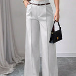 Women’s Summer Wide Leg Dress Pants High Waist Casual Trousers