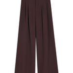 Women’s High Waisted Pleated Casual Pants Straight Leg Trousers