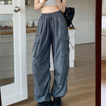 Women’s Wide Leg Summer Pants – Lightweight Loose Fit with Pockets