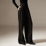 Women’s Petite High Waisted Wide Leg Pants Flowy Casual Fit