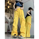 Women’s High Waist Wide Leg Pants  Loose Fit Casual Straight Trousers