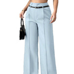 Women’s Summer Wide Leg Dress Pants High Waist Casual Trousers