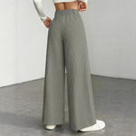 Women’s High Waisted Striped Wide Leg Pants Casual Workwear